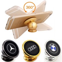 DF 360도 자석식 핸드폰 거치대, 실버/아우디 st, 1개