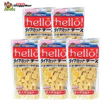 도기맨 헬로 치즈커트 100g 강아지 간식, 5개