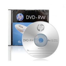 HP DVD-R 4.7GB.8.5GB 슬림 케익, [DVD-RW] 4.7GB 4X 슬림 10P, 1