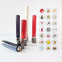 퍼니맨 S-C1 쿠폰도장 스탬프, (10mm)가옥레드-폰트A, 빨강잉크