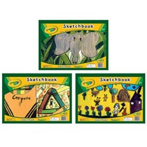 크레욜라 스케치북3종세트, 3종