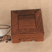 오일장 고급 계시목 사각 차탁 1호