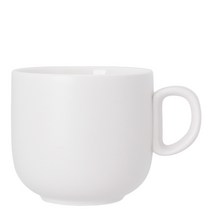 위즈라인 무광 쁘띠머그 2호 400ml, 화이트, 1개