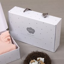 엔젤하트 옷구매하신분전용 포장박스 쇼핑백 신생아 바디슈트 아기옷 남아 여아 남자 여자 6개월 12개월 백일 아기 돌 선물 임신 출산 우주복, 1개