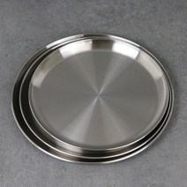 스텐 원형접시(14size)/스텐접시/스텐앞접시/그릇, 스텐원형접시 2호