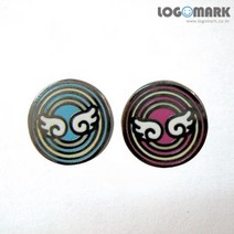 로고마크 원형날개 뺏지