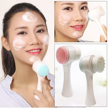 J&C 모공세안 양면 브러쉬, 핑크, 1개