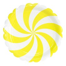 피플스파티 종이접시 롤리팝, 옐로우