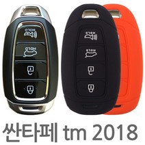더조은셀러 현대 싼타페 TM 2018 스마트키 실리콘 키홀더 케이스, key-10 그린