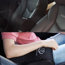 QM6 VIP 고품격 메모리폼 팔쿠션/팔걸이쿠션/자동차팔쿠션, 팔쿠션_블랙