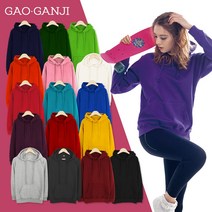 가오간지 남여공용 특양면 후드티 S~3XL