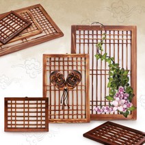 데코하우스 창호문 전통창살 인테리어소품, 창호문_월넛(대)