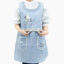 꼬레하우씨 산뜻한 면앞치마 36종, 선택08-2.꽃밭에서_핑크, 1개