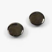민자 스냅단추 - 흑니켈, 스프링스냅17mm, 10set