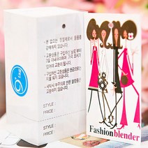 자체브랜드 라벨 택종이 tag 4묶음, 네소녀