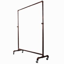 코코디피 수도배관 수도관 파이프 행거 튼튼한 옷걸이 옷가게 헹거 이동식 행가, 주문제작(가로