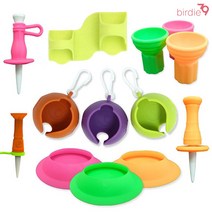 버디79 실리콘티 볼주머니 볼픽업 핑거픽스 볼마커 홀컵, 04_3실리콘볼주머니고리용(라임) 단일