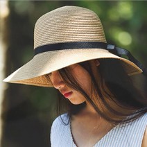 큐에스스포츠 심플 왕골햇