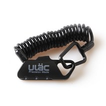 크리에잇투 ULAC 와이어스프링 번호자물쇠, 블루, 1개
