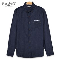 리셋 캐주얼 데님 남방 셔츠 DF-739