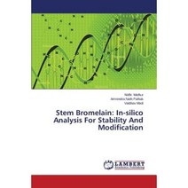 Stem Bromelain: In-Silico Analysis for Stability and Modification Paperback, LAP Lambert Academic Publishing