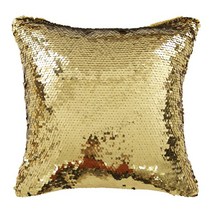 바이지미 골드 미러볼 스팽글 쿠션