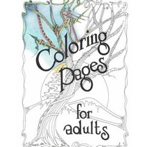 Adult Coloring Book: Trees: Artist Drawn Original Artwork Paperback, Createspace Independent Publishing Platform
