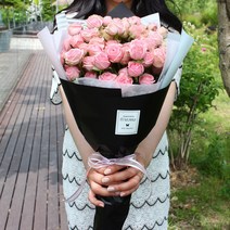 플라로마 장미 100송이 꽃다발 생화 당일발송가능 졸업식 승진선물 화이트데이 어버이날 로즈데이 부부의날 생일 기념일 전국배송 지정일예약배송, 핑크