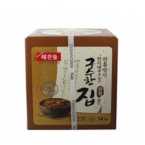 해찬들 구수한집된장 14kg