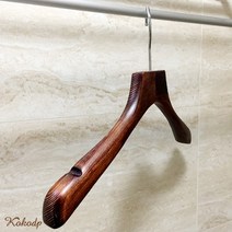 코코디피 고급 여성용 정장 원목옷걸이 나무 우드 옷거리 옷가게소품 펜션 호텔 모텔, 나무색(10개묶음), 1개