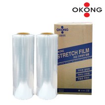 오공 스트레치필름 18mic x500mmx350m 1box(4개입)yestto, 1