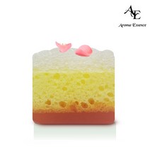 아로마에센스 바디케익 스폰지솝 로즈앤아르간 스크럽, 1개