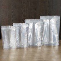 이홈베이킹 [대용량] 앞면투명은박지퍼스탠드 20x30 특대 100장, 단품