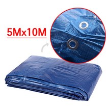 폴리탑 천막 5M X 10M 갑바 청탑지 청색 타프 캐노피 덮게 덮개