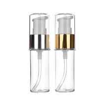 금속에센스용기 20ml 30ml 50ml 60ml 75ml 80ml 100ml 펌핑용기, 투명 골드캡