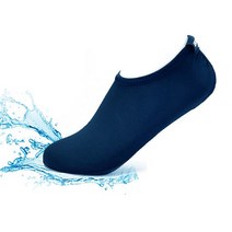 오렌지라임 네이비_아쿠아슈즈_코디 skin shoes 워터파크 수영장덧신 아쿠아삭스