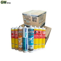 럭키 실리콘 한박스, LC909 비초산 실리콘 25개 한박스 체리색