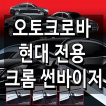 오토크로바 현대차량 전용 크롬썬바이저, 1개, A428-다이너스티