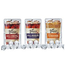 칸타타 아이스230mlx30팩(스위트아메리카노10+헤이즐넛10+카라멜10), 30개, 230ml