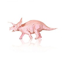 콘타모 3D종이입체퍼즐, 트리케라톱스 나노, 1set