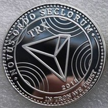 이노뱅크 트론코인 TRX 아이오나(IOTA) 비트코인 주화 비트코인 기념주화, 1개