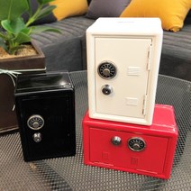 [써보니조트라] 캐비닛 금고 저금통 인테리어, 레드, 1개