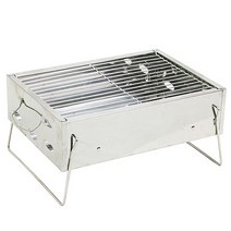 노마드캠핑 스테인레스 BBQ그릴 콤팩트형 실버, 1개