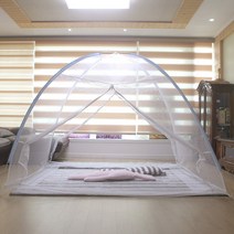 주식회사가리온 원터치모기장 7-8인용_양문형 모기장, 화이트