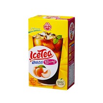 오뚜기 아이스티 복숭아맛, 280g, 1개