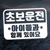 엠블렘 초보운전 아이들과 함께, 실버, 1개
