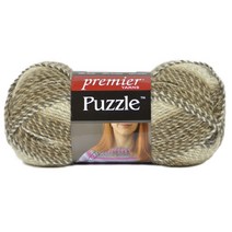프리미어얀스 퍼즐 실 크로스워드 뜨개실, 혼합 색상