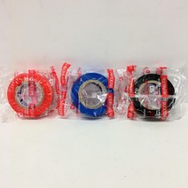 덕성 절연테이프 적 녹 청 황 흑색 전기테이프, 빨간색