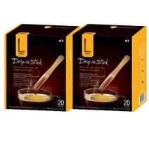 루카스나인 리저브 드립 인 스틱 과테말라 안티구아 블렌드 커피, 2.2g, 40개