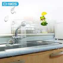 씨아이닉스 개구리 싱크대 물막이 투명, 1개